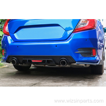 Car Exhaust Tips Two Carbon Fiber